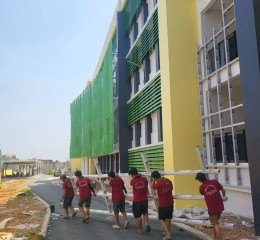 THI CÔNG NHÔM TRƯỜNG MẪU GIÁO PHÚ AN